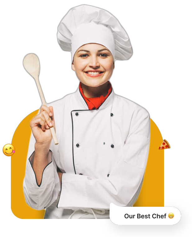 Imagem do chef sorridente